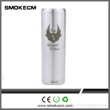 2014 new products ss cartel mod clone with 26650 battery e cigarette made in china